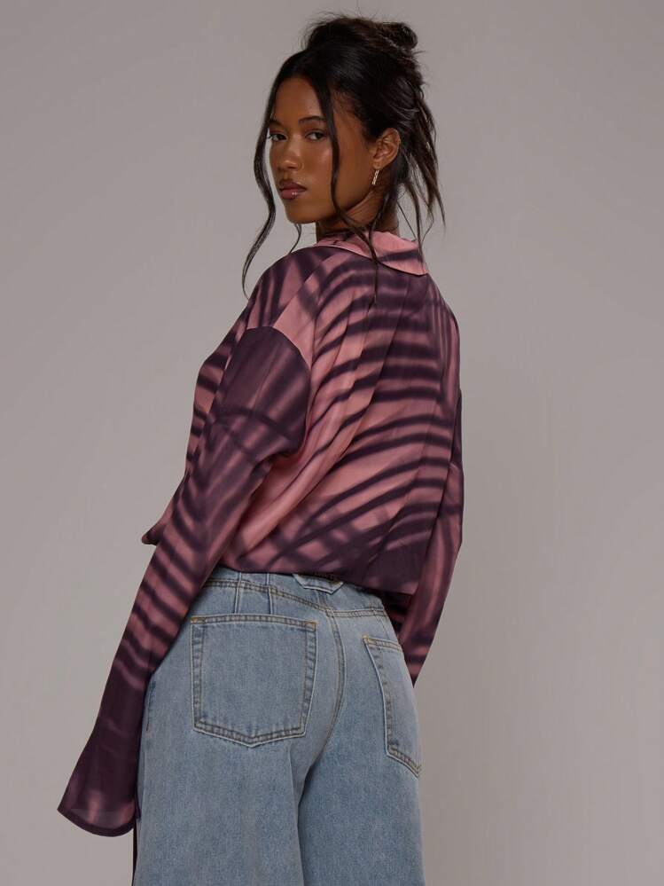 Multicolor Wrap Blouse