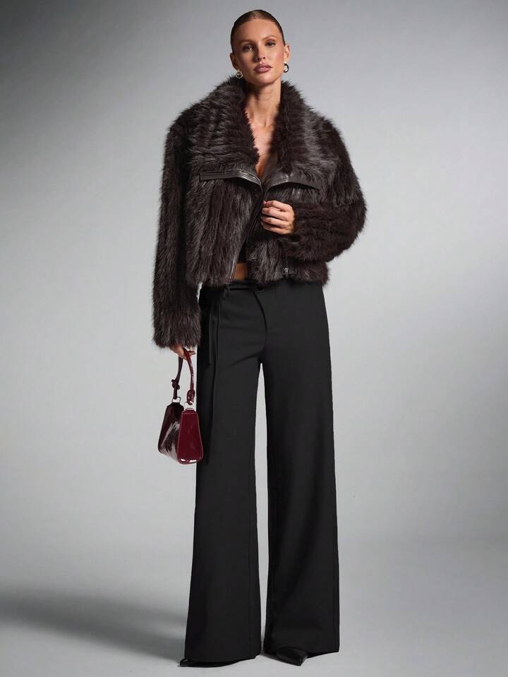 Fur Bomber Jacket