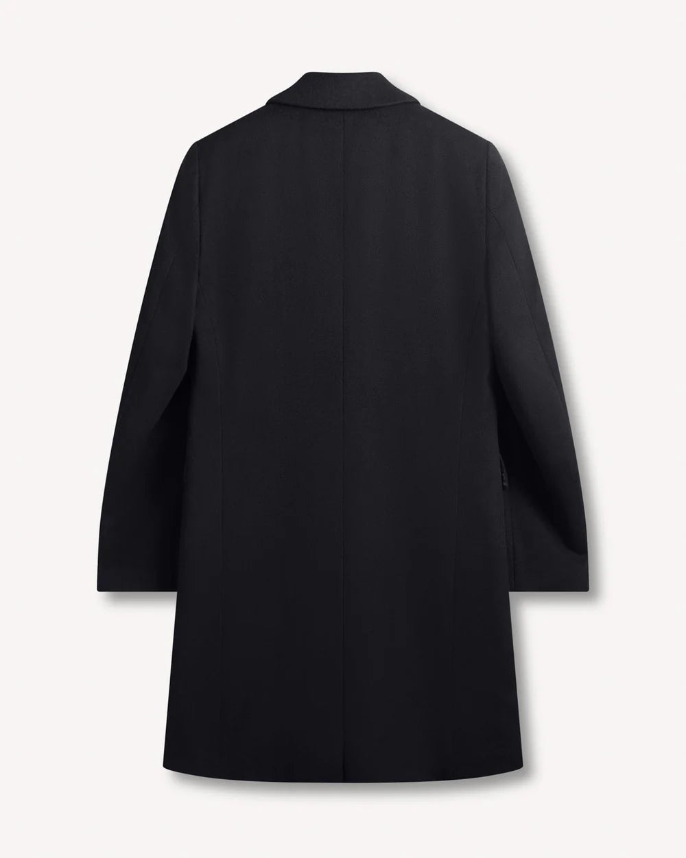 Classic 3/4 Length Wool Overcoat