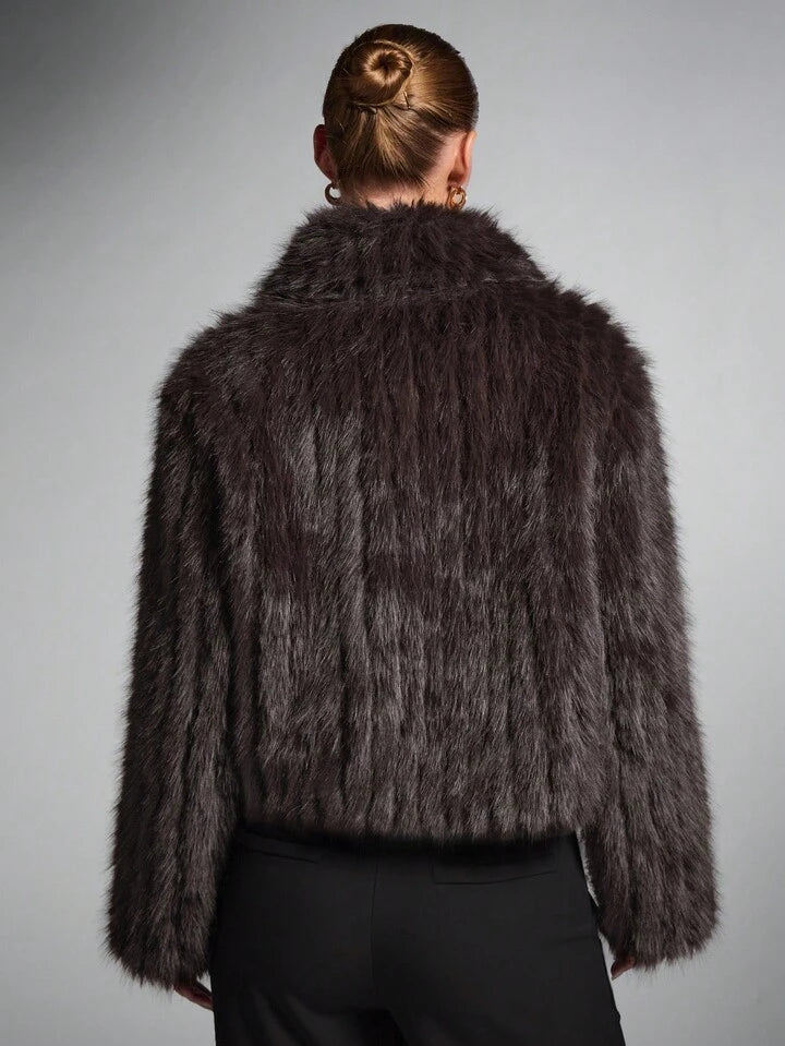 Fur Bomber Jacket